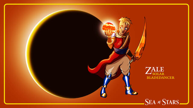 Sea of Stars - Zale, Solar Bladedancer