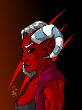 Unnamed tiefling